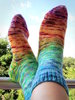 Fading Rainbow Socks